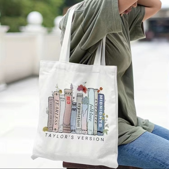 Taylor Swift Eras Album Book Tote Bag - Picture 3 of 6
